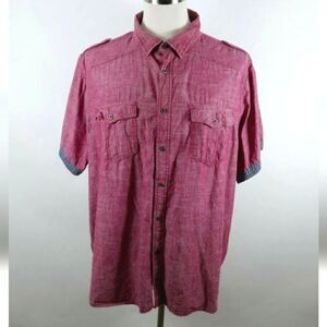 Black jack cotton button up